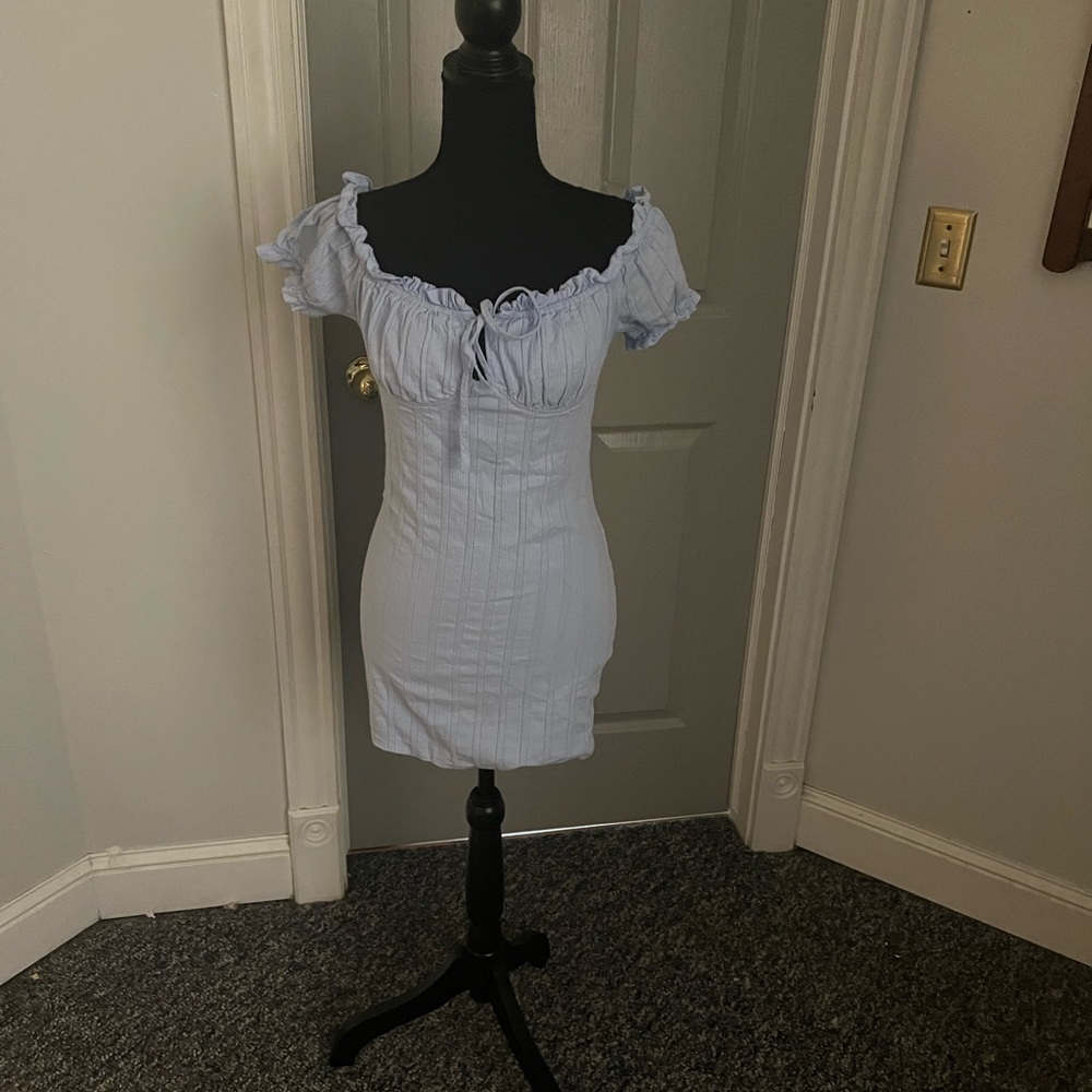 Blue tight fitting dress by Windsor size medium